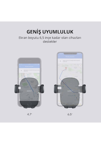 Aukey Hd-c48-bk 360-degree Flexible Phone Holder Cyau-c48-01