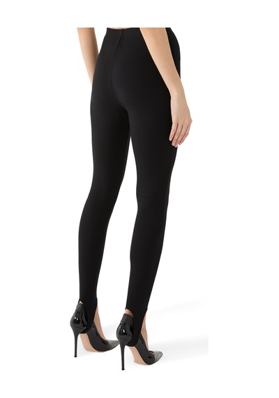 Lesétres Şık Rahat Stirrup Pantolon Siyah