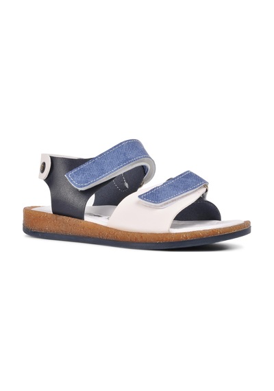Şiringenç 210109 Lacivert-kot-beyaz Comfort Erkek Çocuk Sandalet 001