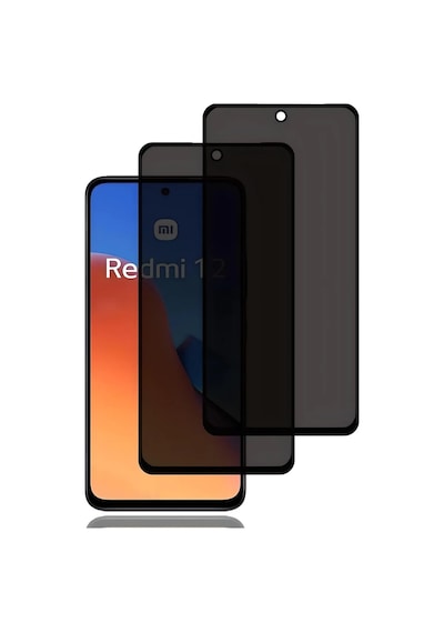 Logis Xiaomi Redmi 12 Tam Kaplayan Hayalet Ekran Koruyucu Cam