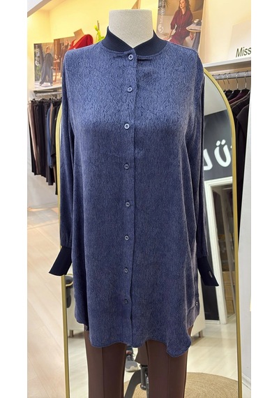 Invee İnvee Modal Kumaş Tunik 7254 Lacivert