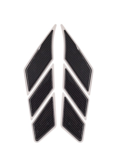 Cf-450/mt Uyumlu Yan Depo Ultımate Koruma 6d Karbon Kaydırmaz Tank Pad Karbon - Siyah