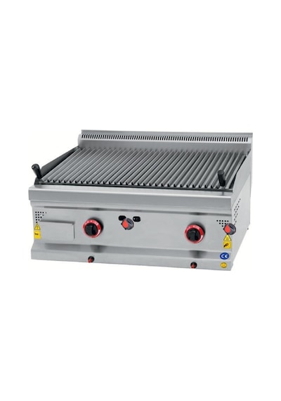 Karacasan Endüstriyel 900 Seri Set Üstü 80 Cm Doğalgazlı Lavataş Izgara