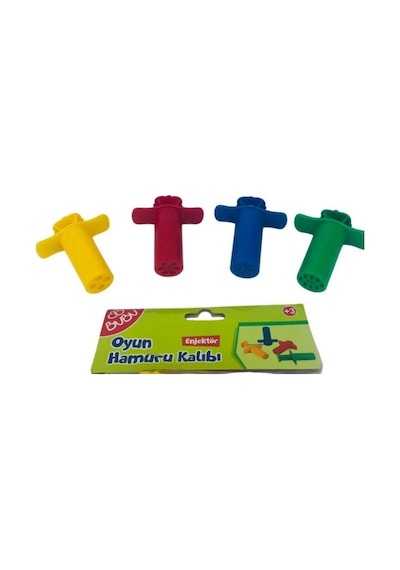 Bubu Oyun Hamuru Kalıbı Enjektör 4 Lü