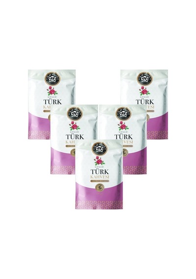 Oze Gül Aromalı Türk Kahvesi 5 x 100 G