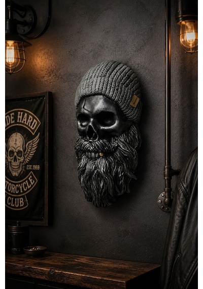 Baroqo Black Rider Kurukafa Duvar Dekoru