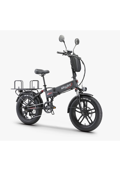 Skyjet Gtııı Pro 1000w Elektrikli Bisiklet Ayna Çanta Ve El Gazı Hediyeli Siyah