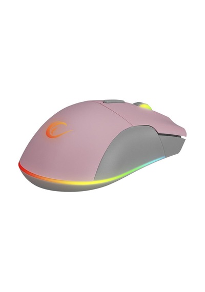 Rampage Smx-r21 Compact Usb Pembe/gri Rgb Işıklı+macro 7200dpi / 1000hz Gaming Oyuncu Mouse Rampage -