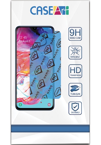 Samsung Galaxy A70 ile Uyumlu Nano Ekran Koruyucu Kırılmaz Esnek Cam