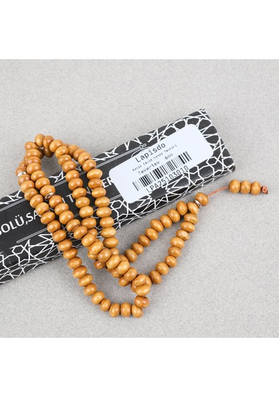 Ceviz Ağacı 99luk Tekerlek Kesim 6x5mm Namaz Tesbihi
