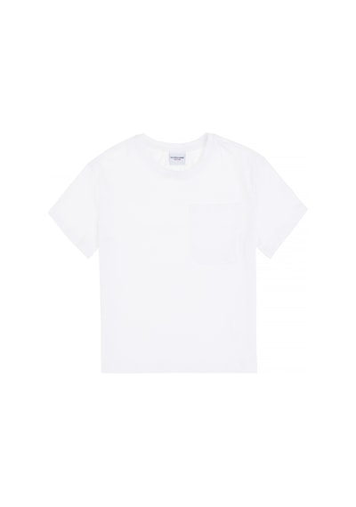 U.S. Polo Assn. Erkek Çocuk Beyaz Bisiklet Yaka Tişört 50295428-VR013