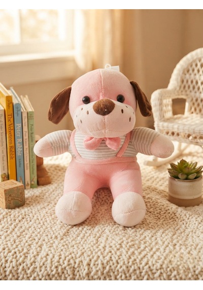 Peluş Köpek -pudra Pembe-35 Cm Pudra Pembesi