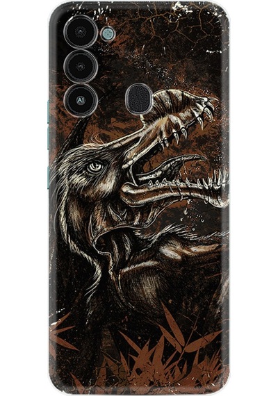 Tecno Spark 8C Kılıf Silikon Desen Jurassic 1705