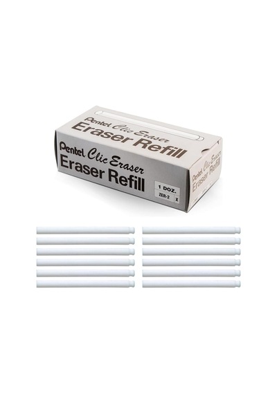 Pentel Yedek-silgi Radierstift Için 12 X 2 Adet