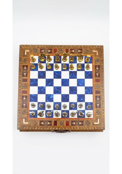 Roma Azure - Chess Set