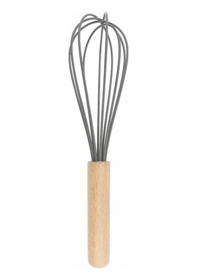 Silikon Çırpıcı. Ahşap Saplı Çırpıcı 25cm Silikon Diğer