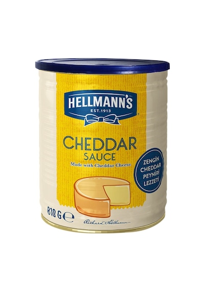 Hellmann's Cheddar Sos 810g - Pratik Ve Yoğun Lezzet 3'li Ekonomik Paket - 3 Adet Tarı