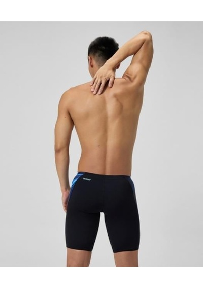 Speedo Training Printed V-cut Jammer Erkek Mayo Siyah