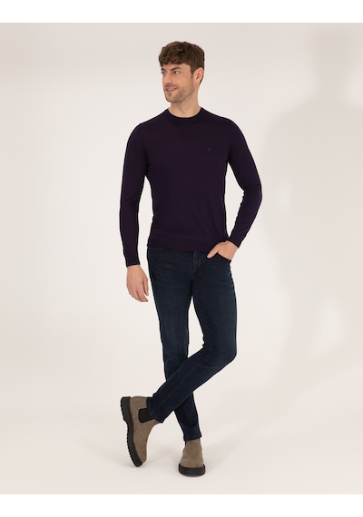 Pierre Cardin Erkek Mor Kazak /triko 50257301-vr038 Mor