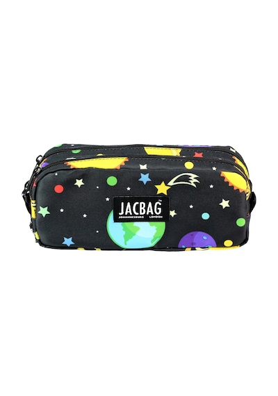 Jacbag Dual Pouch-iki Bölmeli Kalem Kutusu-galaksi Renk:galaksi
