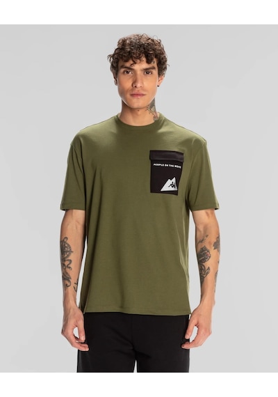 Kappa Maska Erkek T-shirt-haki Haki