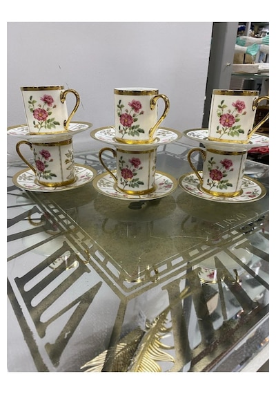 Rsy-228 6 Lı Porselen Fincan Takımı Tatum Çok Renkli