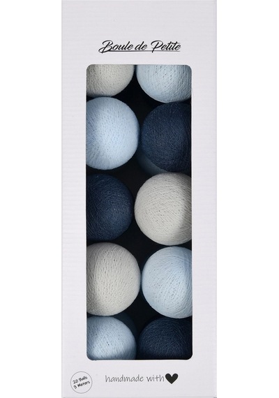 Stylish Blue Işıklı Top Dekoratif Aydınlatma
