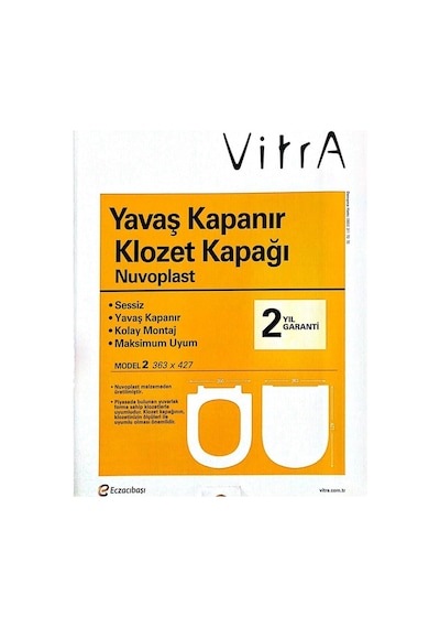 VitrA Universal 1 Nuvoplast Soft Klozet Kapağı 109-003-009