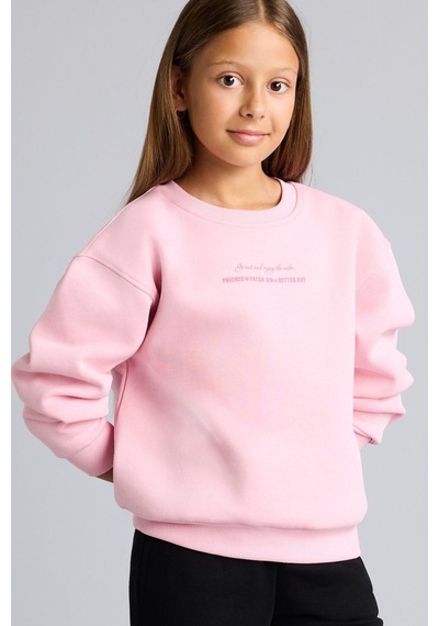 Defacto Relax Fit Bisiklet Yaka Düşük Omuzlu Baskılı Sweatshirt Kız Çocuk I3382a826aupn683 Pembe-pn683 Defacto Relax Fit Bisiklet Yaka Düşük Omuzlu Baskılı Sweatshirt Kız Çocuk I3382a826aupn683 Pembe-pn683