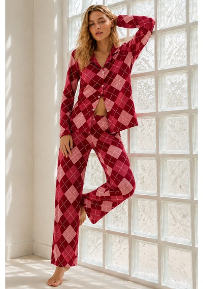 Norcia Sports Kadın Regular Bürümcük Kırmızı Pijama Takımı Çok Renkli - 929323198 Çok Renkli - 929323198 Çok Renkli Norcia Sports Kadın Regular Bürümcük Kırmızı Pijama Takımı Çok Renkli - 929323198 Çok Renkli - 929323198 Çok Renkli