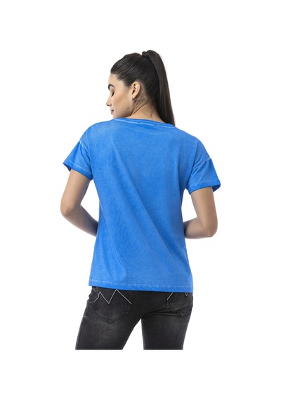 Wt388 Powermuse Graphic Women S T-shirt Fearless Chic Edition Çok Renkli
