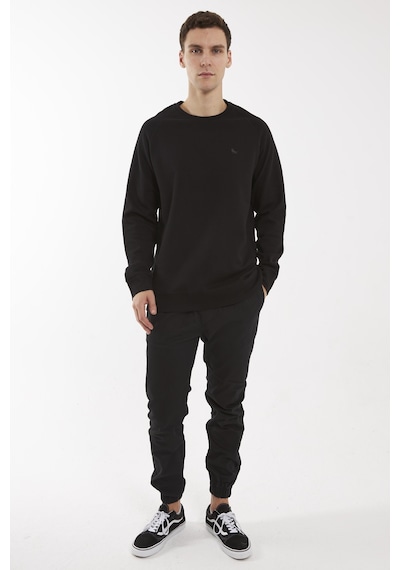 The Crow Brand Siyah O-yaka Sweatshırt Siyah