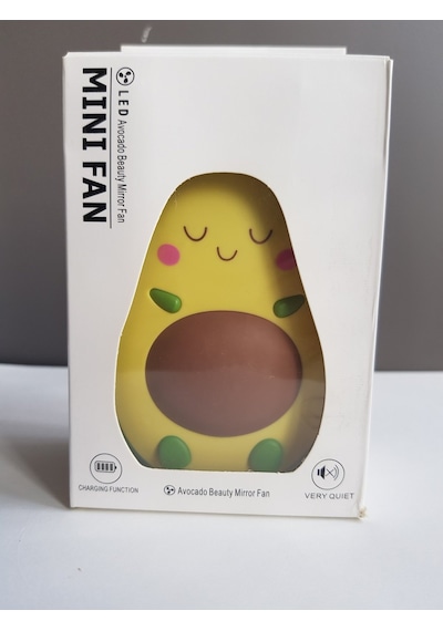 Sevimli Avokado Tasarımlı Led Işıklı Usb Kablolu Mini Fan I Masa Üstü Ve Boyun Kullanımı Vantilatör. Sevimli Avokado Tasarımlı Led Işıklı Usb Kablolu Mini Fan I Masa Üstü Ve Boyun Kullanımı Vantilatör.