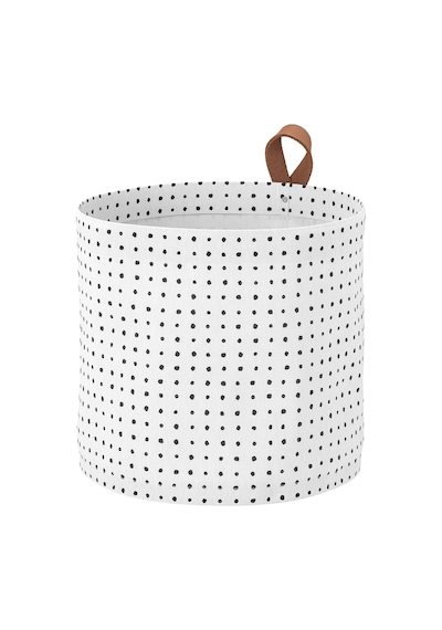 Ikea Plumsa Çamaşır Sepeti 25 X 28 Cm Beyaz - Siyah