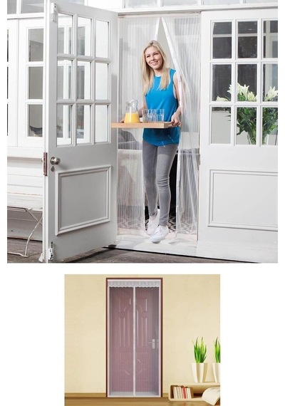 Mıknatıslı Kapı Sinekliği Tül Perde 105 X 205 Cm 5122