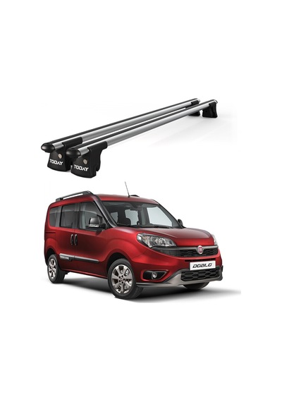 Trio-ı Fiat Doblo 2010 Ve Sonrası Uyumlu Kilitli Ara Atkı 135cm Port Bagaj Tavan Barı