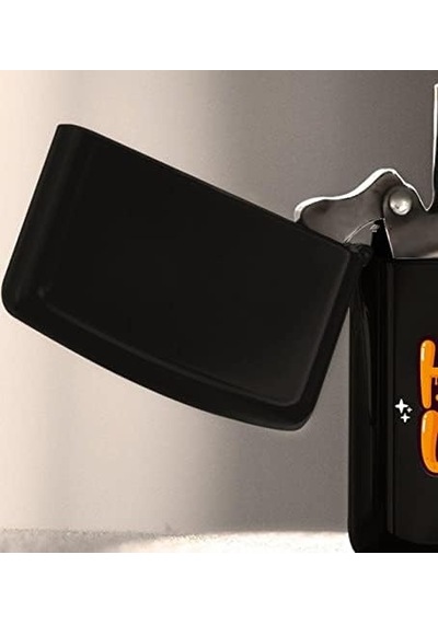 Halloween Tasarımlı Renkli Baskılı Siyah Benzinli Metal Çakmak 50 x 22