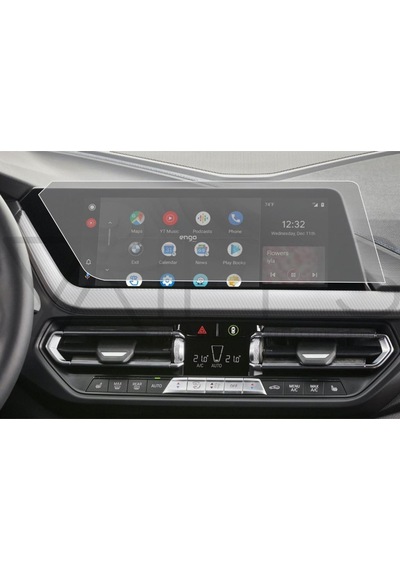 Bmw 116d 10.25 İnç Mat Multimedya Ekran Koruyucu Şeffaf