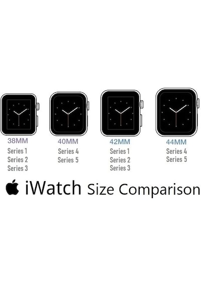 Apple Watch Uyumlu Deri Kordon 42-44-45mm Rst1 Siyah Diğer