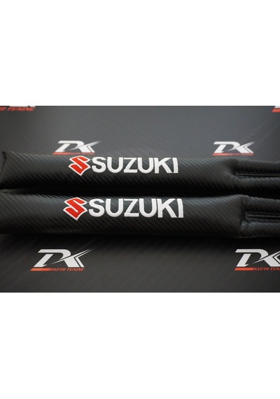 Suzuki Logo Karbon Desen Koltuk Arası Fitili 2 Li Set New Style
