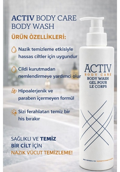 Actıv Body Care Nemlendirici Duş Jeli 360 ML