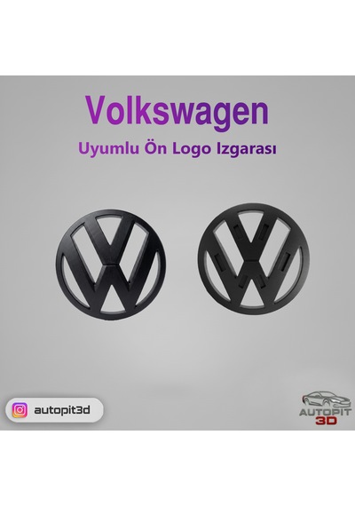 Volkswagen Uyumlu Ön Logo Izgarası V2