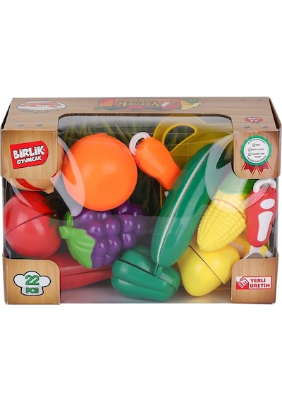Urt007-kutu-2ab 22 Pcs Kesilebilien Sebze Meyveler