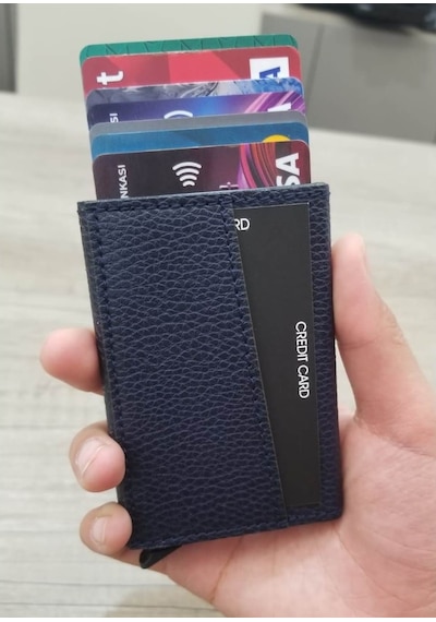 Minimalist Secrid Mekanizmalı Metal Kredi Kartlık Kartvizitlik