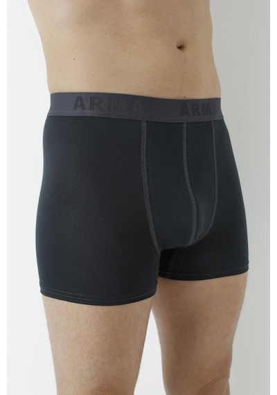 Arma Yıldız Erkek Füme Bambu Boxer 3'lü Paket-füme Füme