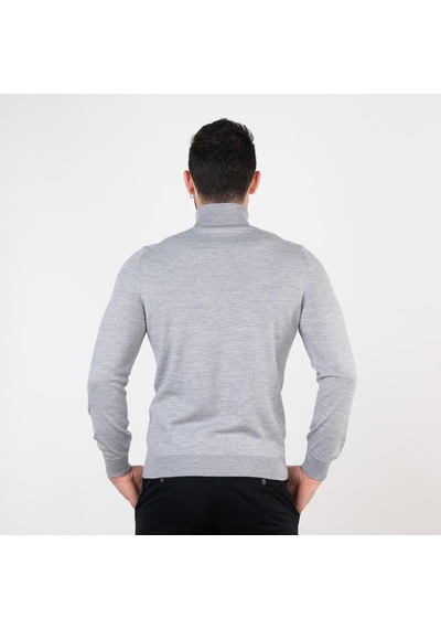 San&Fa Boğazlı Slimfit Erkek Triko Kazak (463171862)