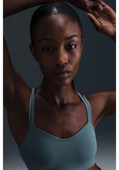 Nike Zenvy Strappy Padded Womens Bra Pedli Kadın Spor Sütyeni Mavi