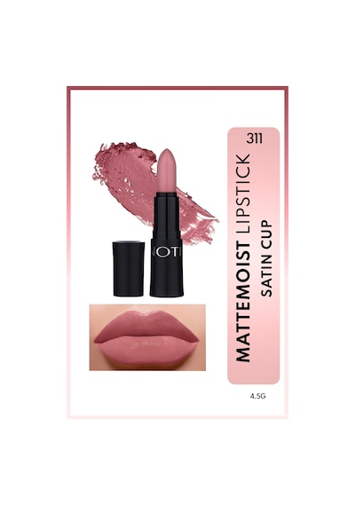 Note Cosmetique Mattemoist Lipstick Mat Bitişli Ruj 311 Satin Cup - Pembe Nude