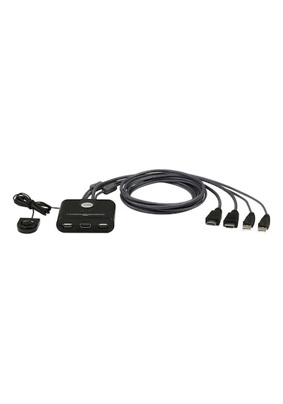 Aten CS22HF 2-Port USB FHD HDMI Cable KVM Switch