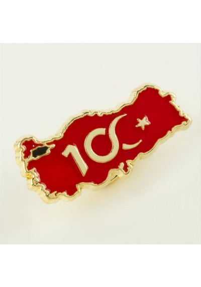 Cumhuriyetin 100. Yılına Özel Yaka Rozet Çok Renkli